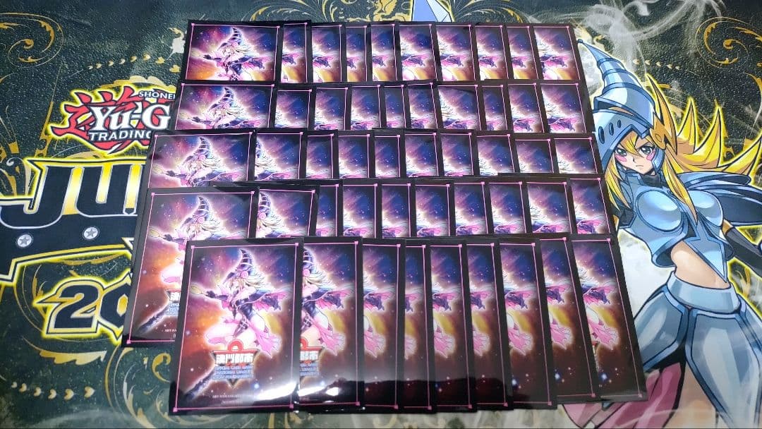遊戯王　決闘都市 スリーブ　CNC　ブラック・マジシャン・ガール　開封済49枚
