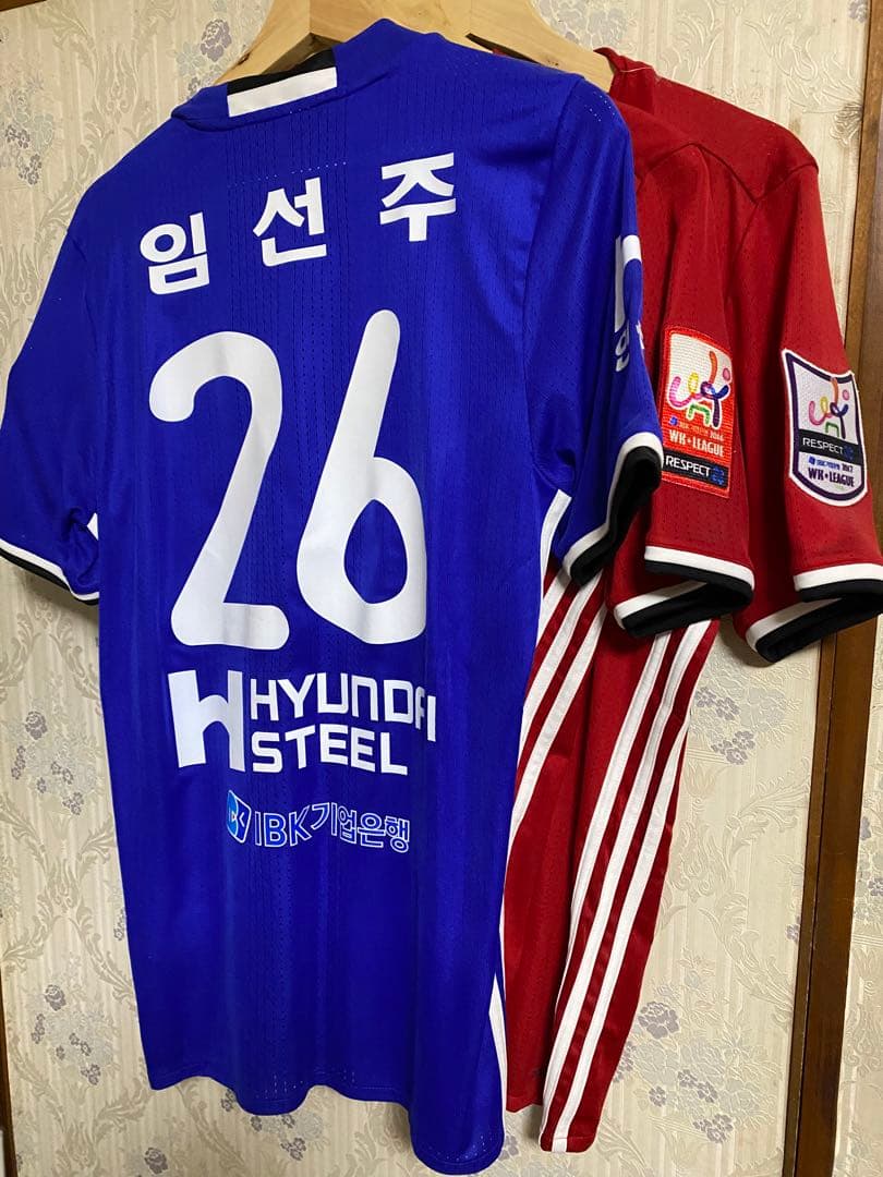 激レア 韓国WKリーグ 仁川現代製鉄レッドエンジェルス 選手支給品・未使用