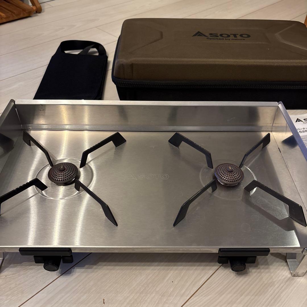 使用少 SOTO GRID ST-526 専用ハードケース テーブル付 美品