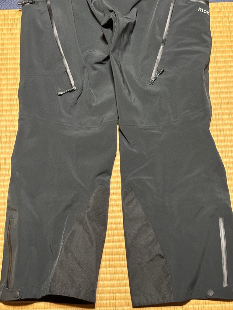 モンベル パウダートラック ビブ Men's メンズ M ゴアテックス パンツ