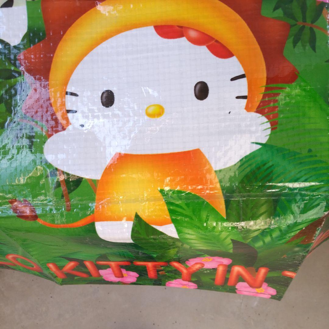 劇レアHELLO KITTYジャングル レジャーシート日本製2000年製