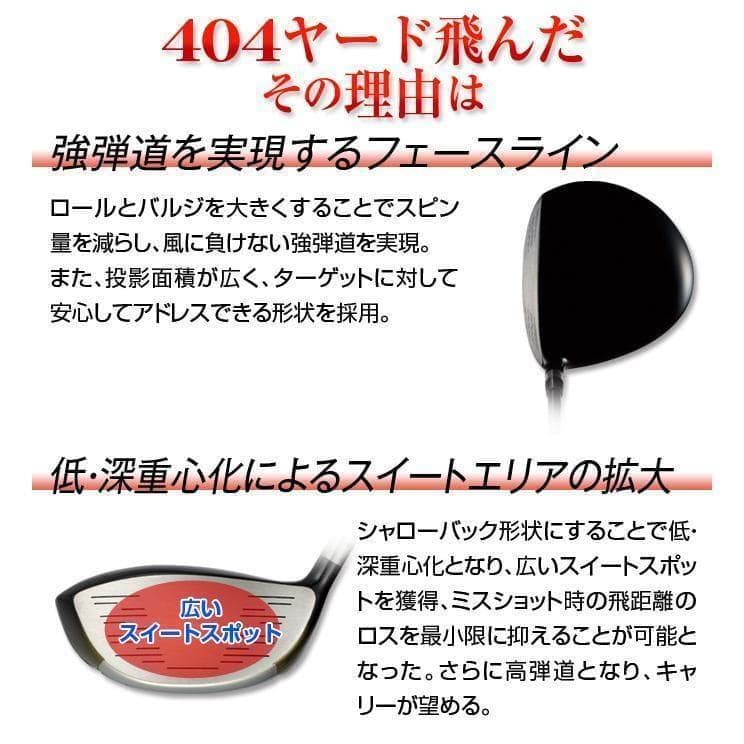 【新品】ワークス左マキシマックスドライバー 三菱プレミア飛匠軽量シャフト仕様