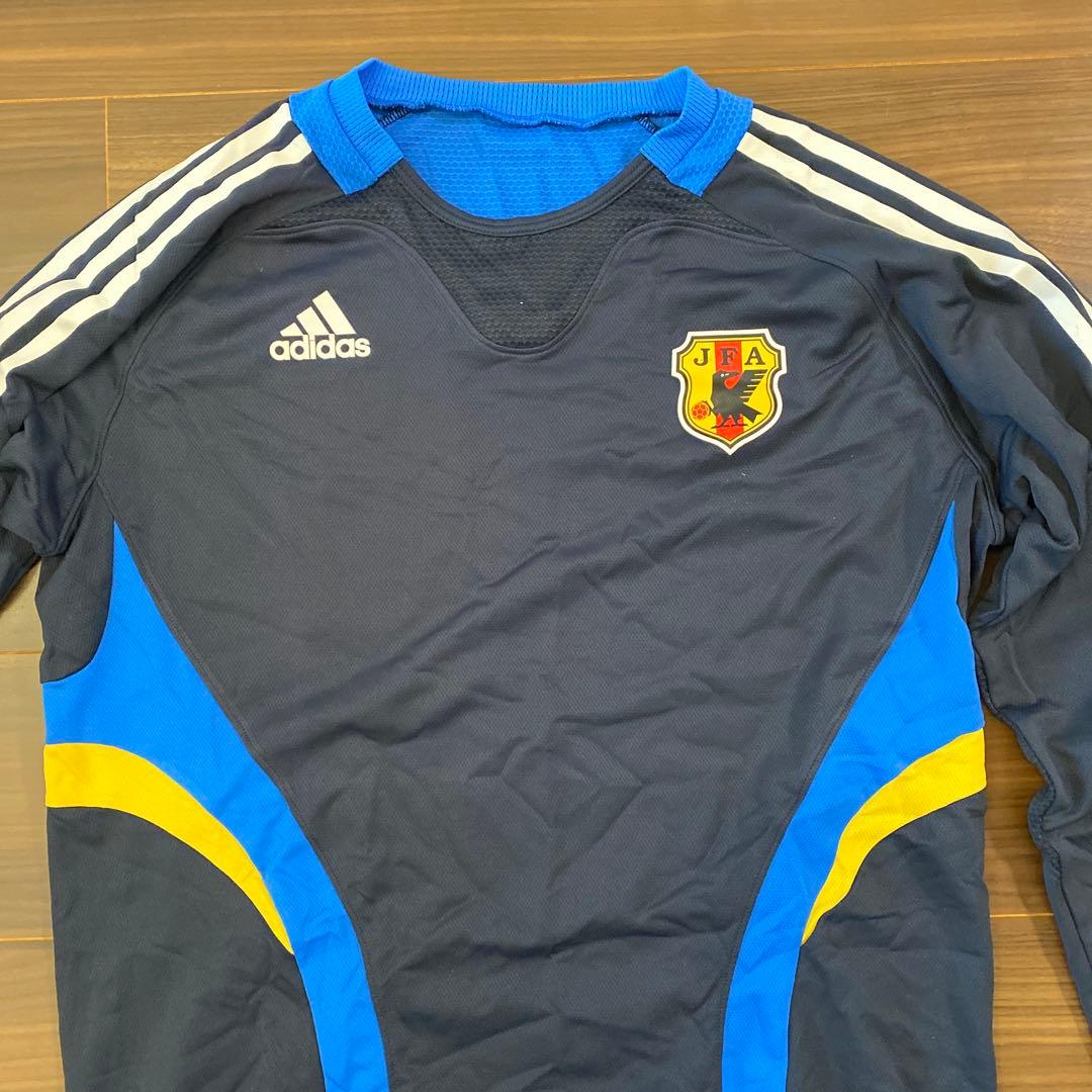 美品！！日本代表 adidas JFA 長袖シャツとハーフパンツセット Oサイズ