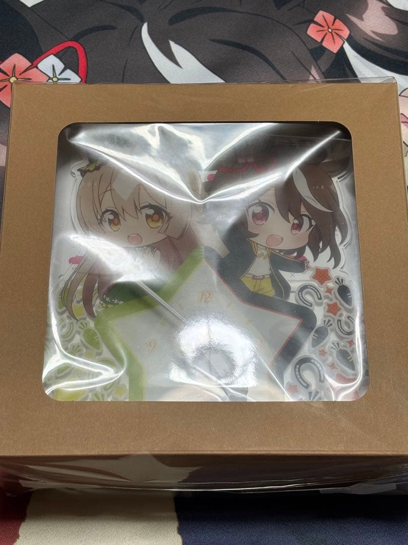 ウマ娘ぷちちょこ置時計キタサンブラック&サトノダイヤモンド美品