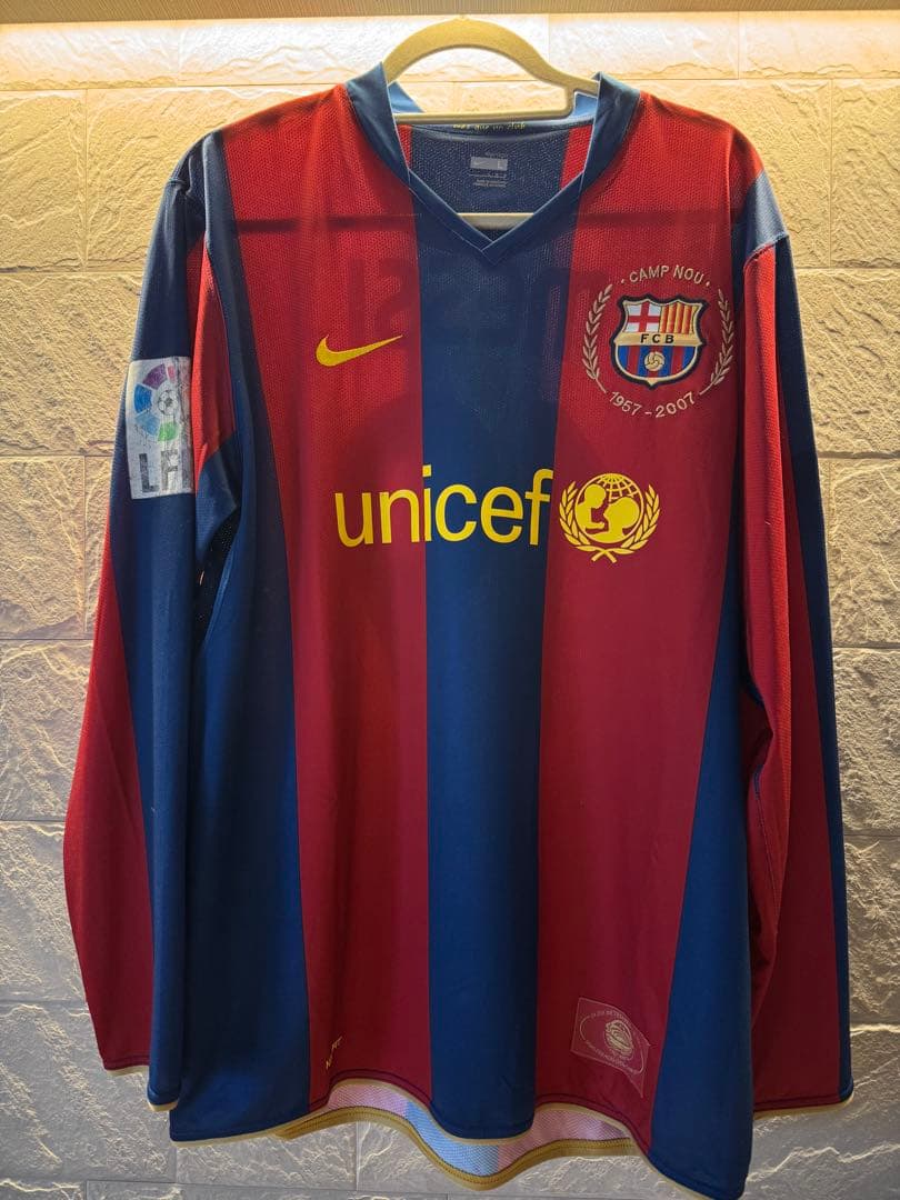 FC Barcelona07/08 Messi 19番シャツ Lサイズ
