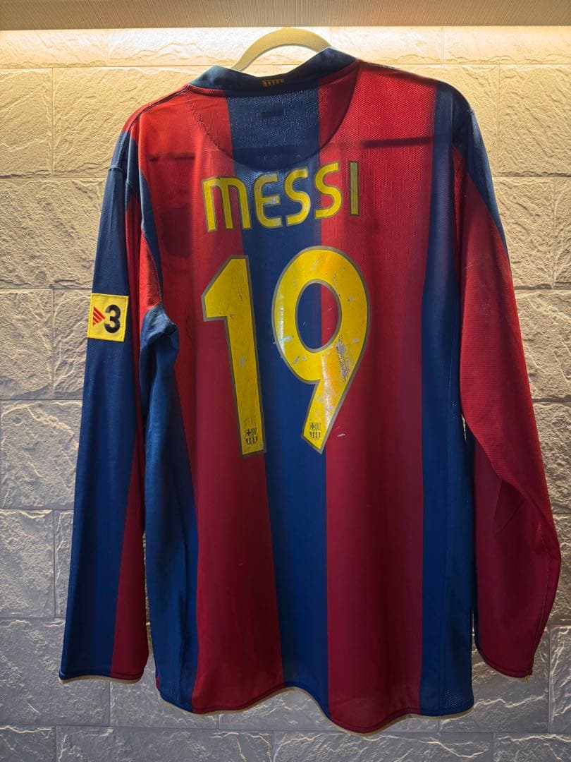 FC Barcelona07/08 Messi 19番シャツ Lサイズ