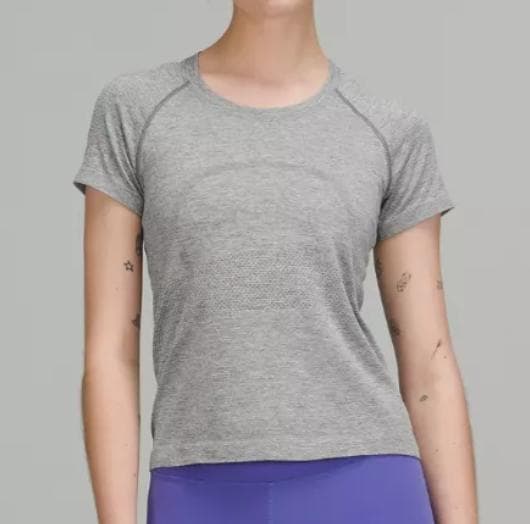 lululemon Tシャツ Swiftly Tech 半袖シャツ グレー M