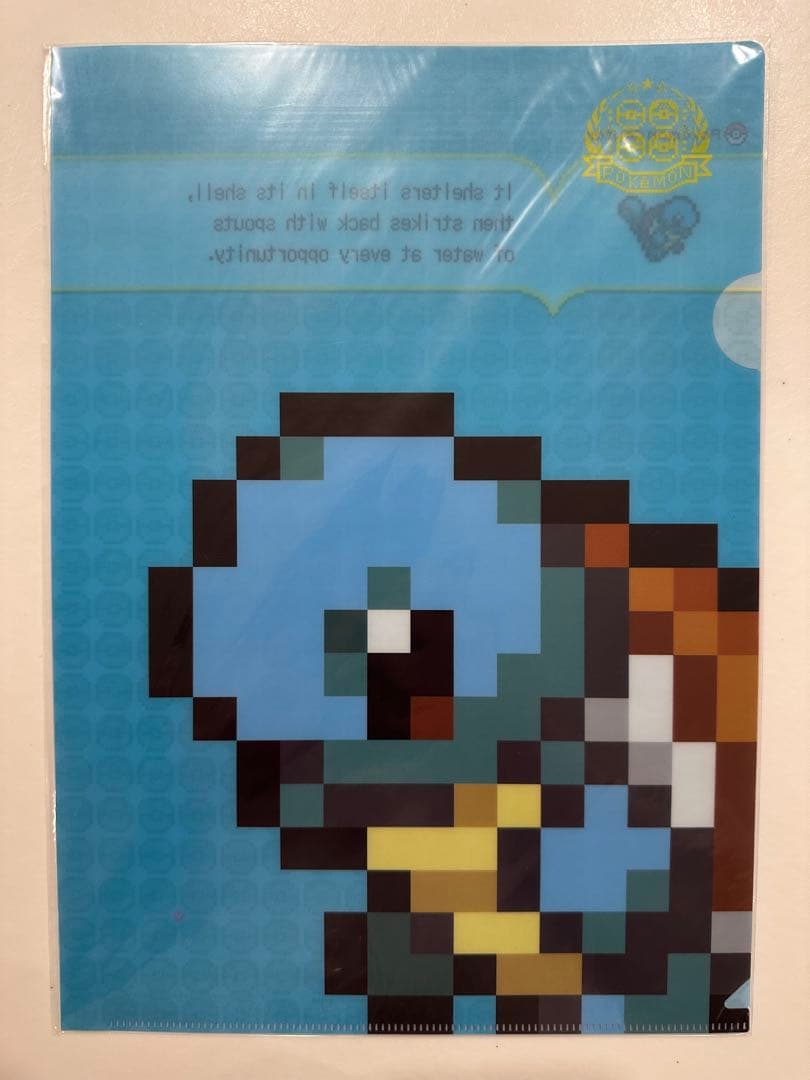 ポケモン　ドット絵　A4クリアファイル　4枚セット