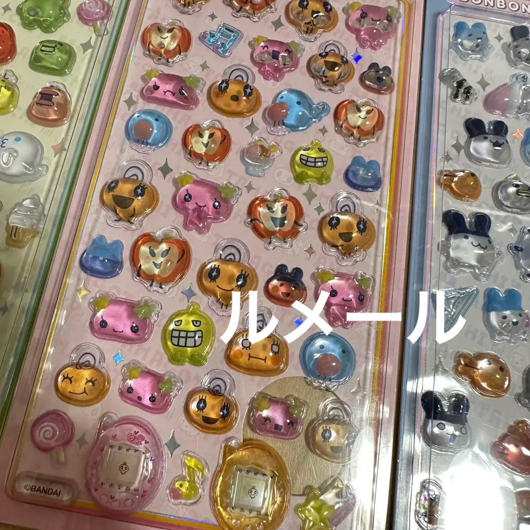 たまごっち ボンボンドロップシール　3種セットくちぱっち　みみっち　めめっち