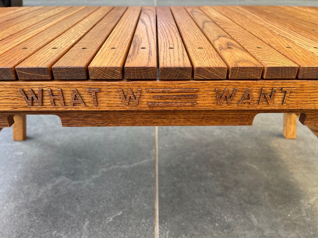おまけ付きWHAT WE WANT EXTENSIONTABLE