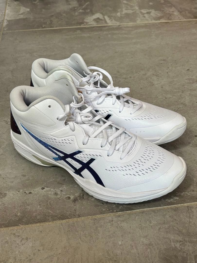 ASICS GELHOOP V15 30.0cm ホワイト/ネイビー