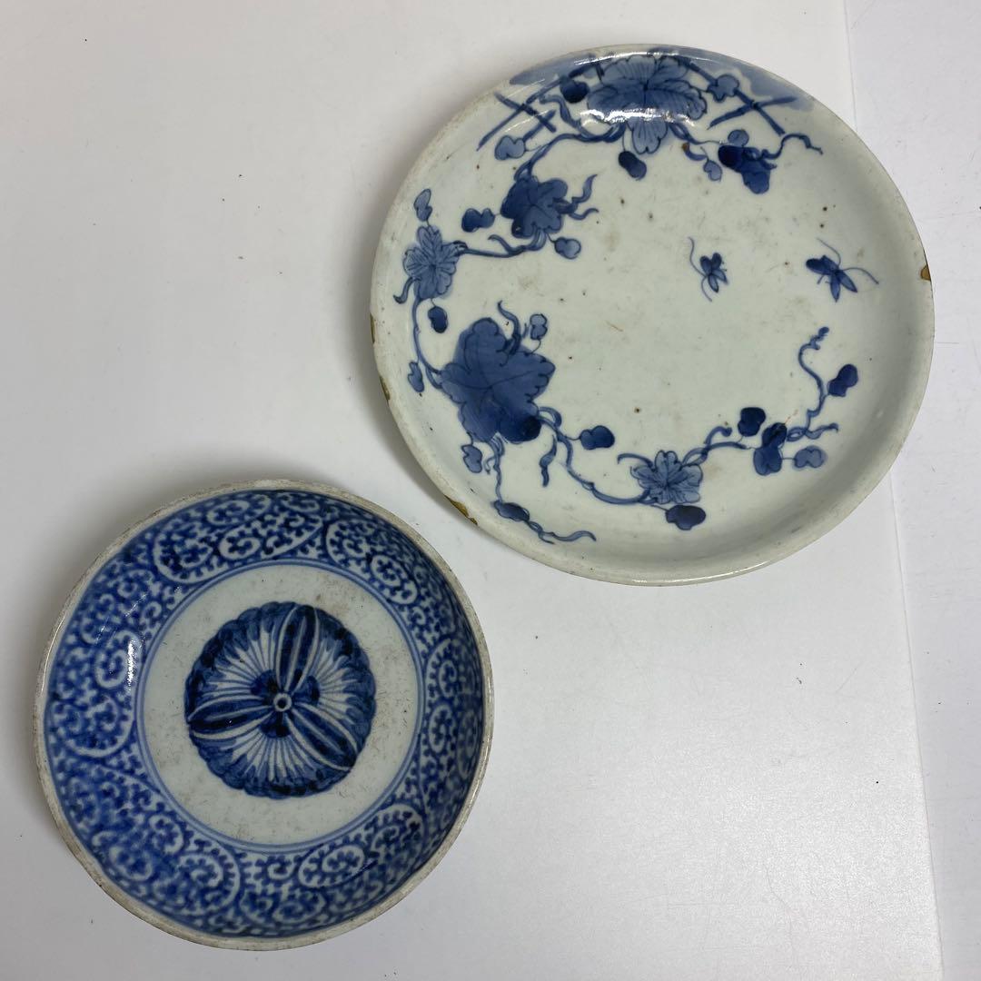 古伊万里　中皿・ふた茶碗　色々　東K7-1222④タニコ