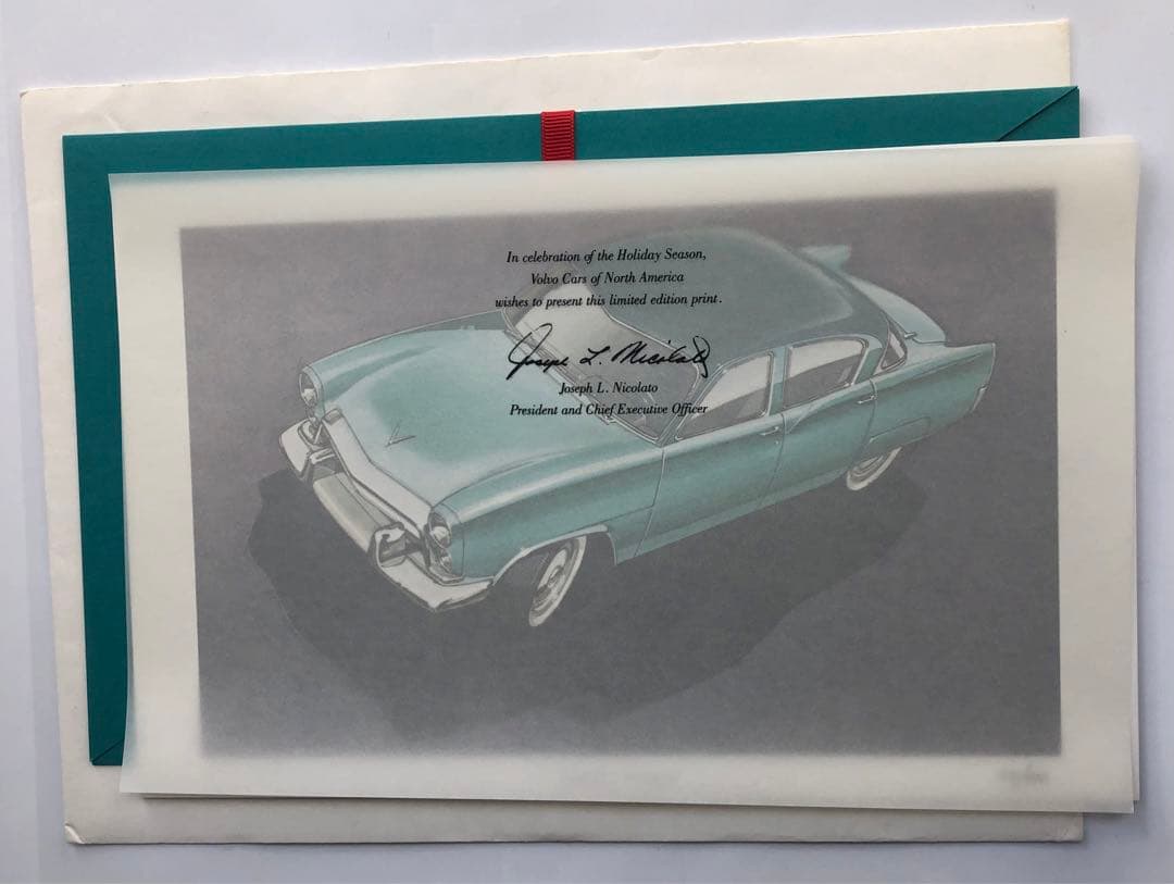 VOLVO ボルボ PHILIP シルクスクリーン 限定アート