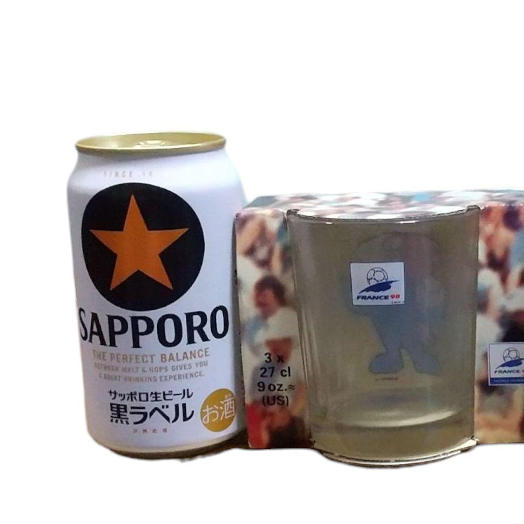 フランスワールドカップ　1998　未使用　©入り　luminarc　9ozグラス