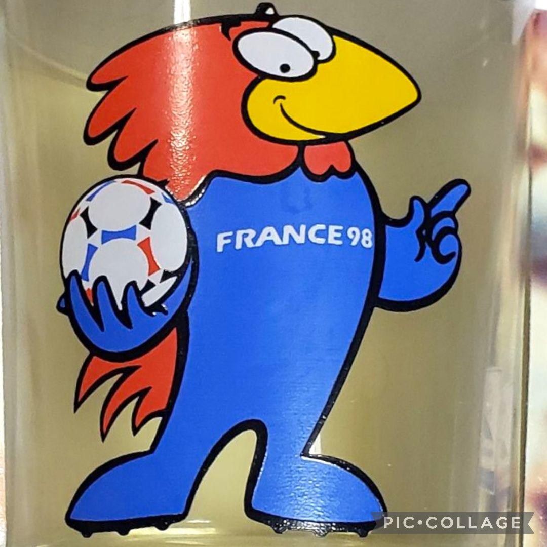 フランスワールドカップ　1998　未使用　©入り　luminarc　9ozグラス