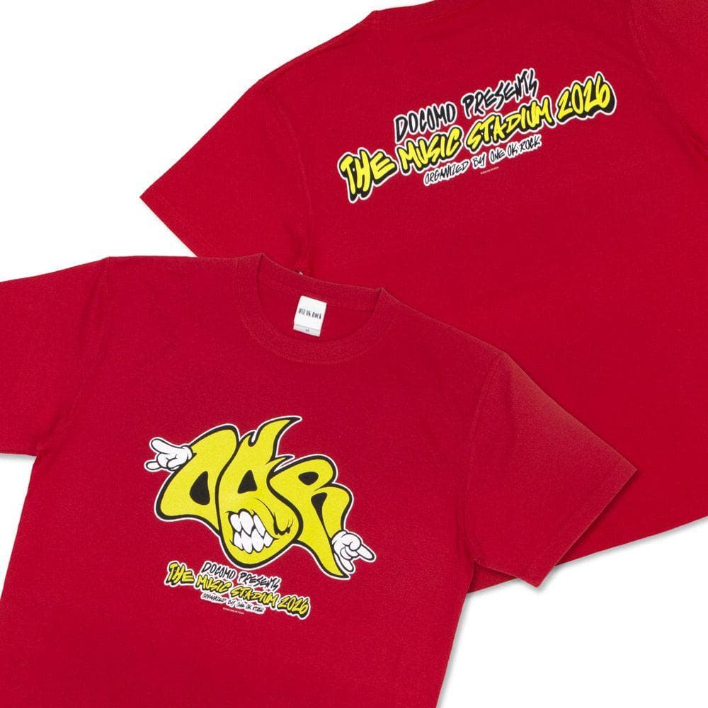 Ｍサイズ　ONE OK ROCK 2026 TMS Tシャツ-B RED 赤