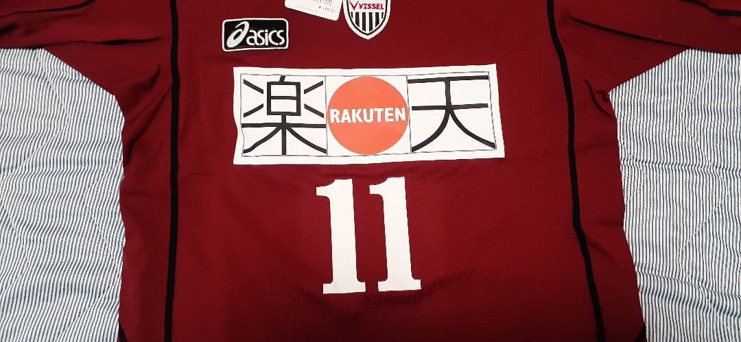 ヴィッセル神戸　 三浦知良　レプリカ半袖ユニフォーム　Lsize