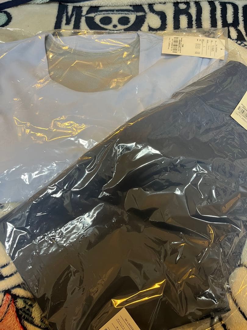 スカーラ　サイドギャザーカップ付きTee＆プレーントレンカレギンス　L 未使用