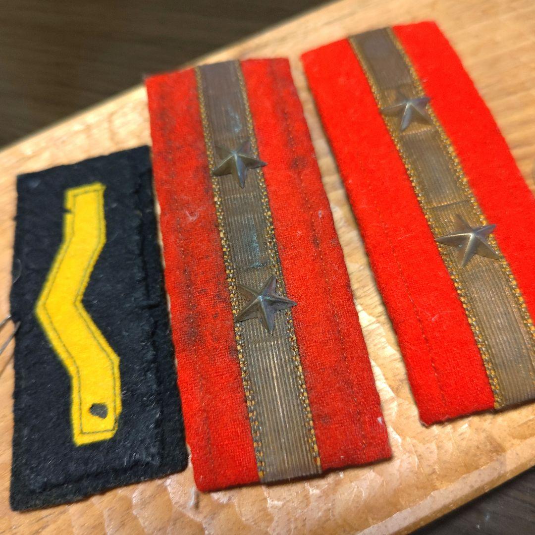 明治時代宝物本物旧日本陸軍日本軍軍曹 肩章(本物)星章など