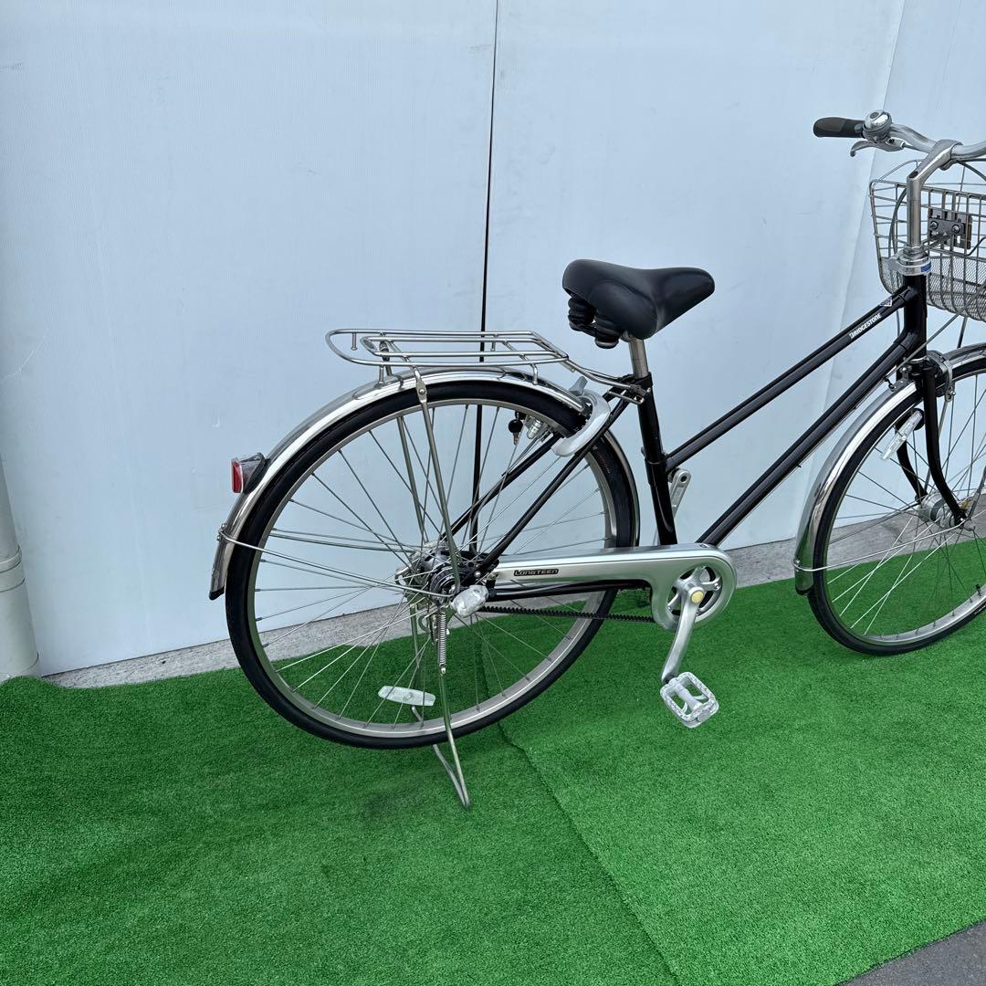 ブリヂストン アルベルト自転車27インチ 内3速 ブラック美品