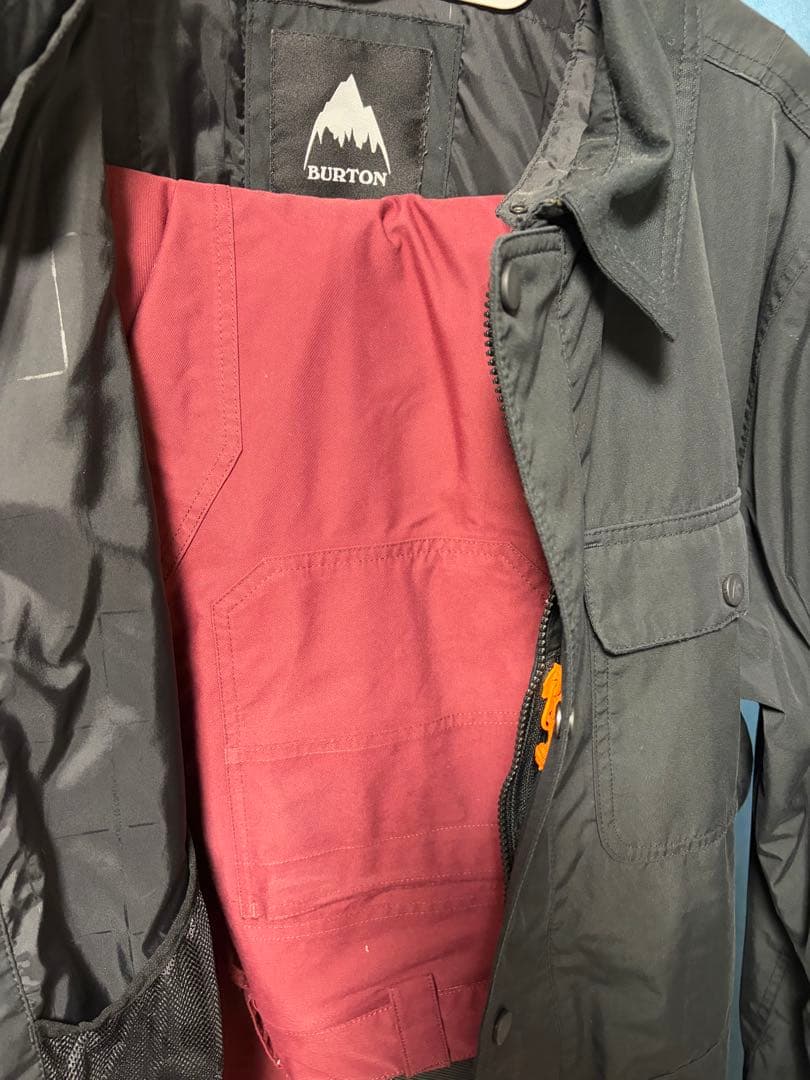 BURTON ダークグレー スノーボードウェア　上下