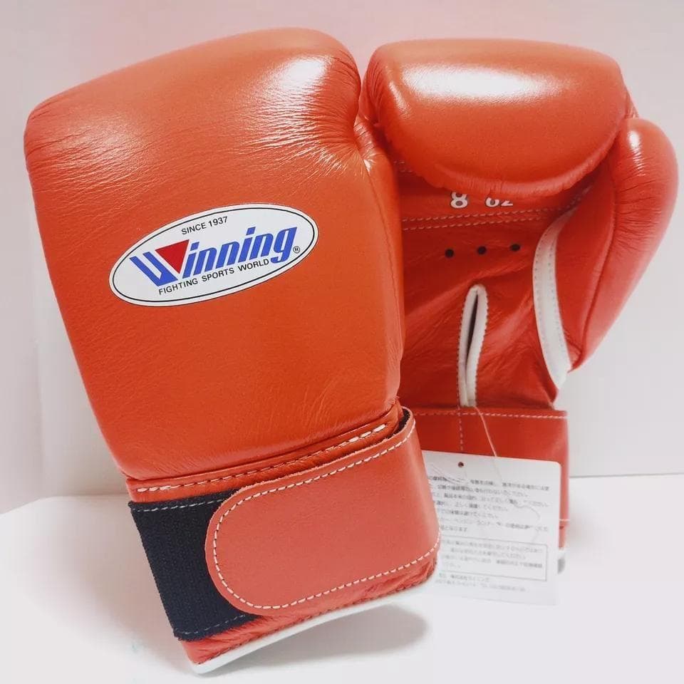 Winning ウイニング ボクシンググローブ 8oz オレンジ 橙色 別注品⑤