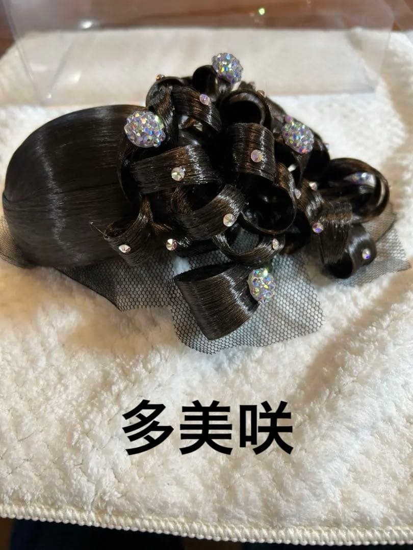 多美咲ヘアドレス雫型 ダークブラウン カールヘアアクセサリ67000→49999