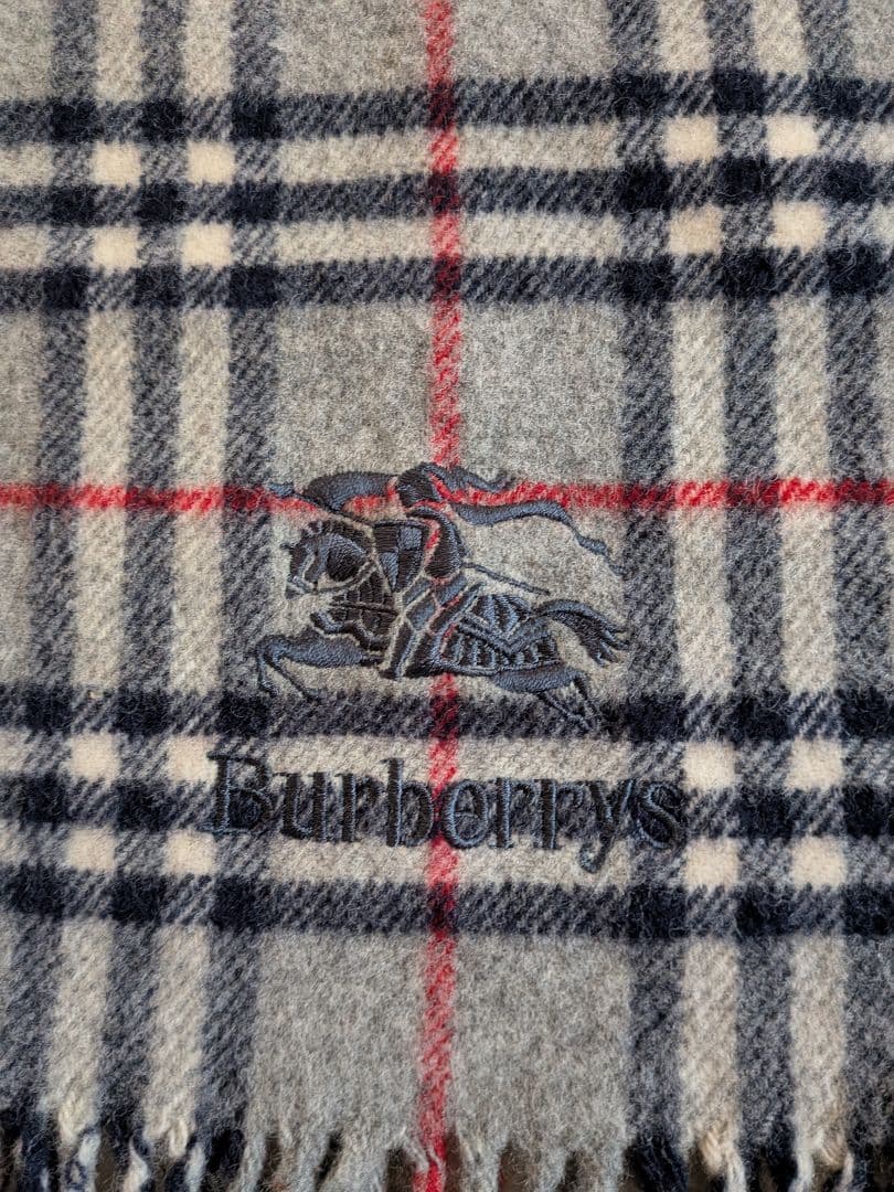 バーバリー　ブランケット ノバチェック　アウトドア　WOOL100%　即日発送