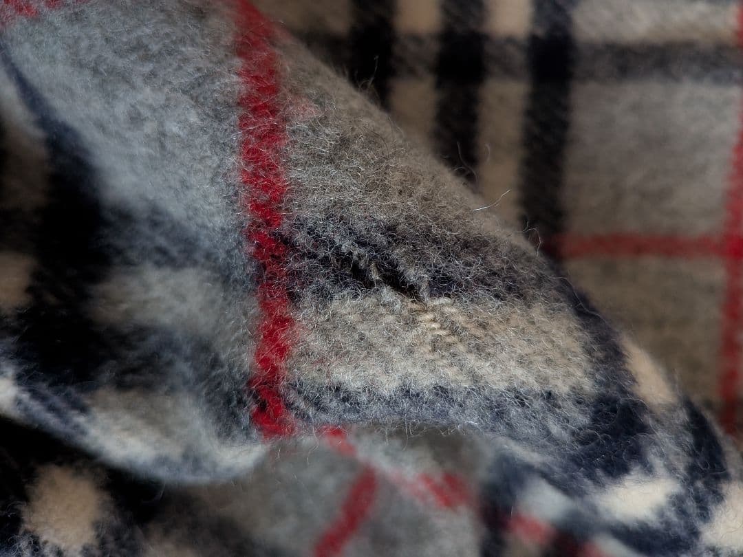 バーバリー　ブランケット ノバチェック　アウトドア　WOOL100%　即日発送