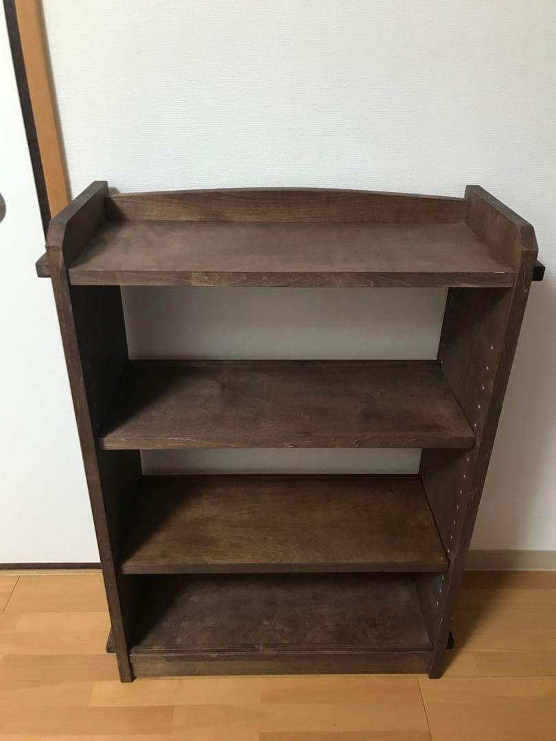 ベルメゾン　あたらしくて懐かしい。くさび棚風オープンラック　幅64.5cm