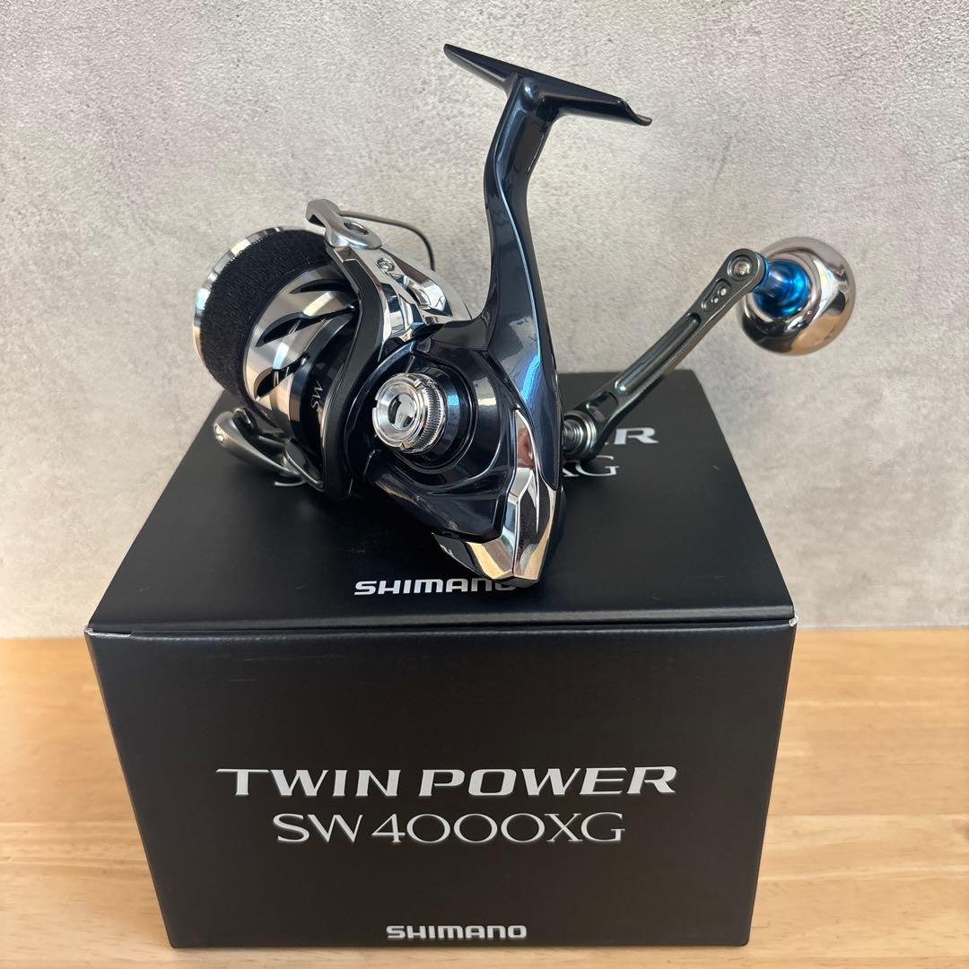 21ツインパワーsw 4000xg リブレハンドル付き