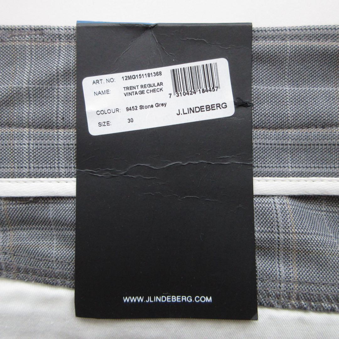 新品 J.LINDEBERG ジェイリンドバーグ チェック ハーフパンツ
