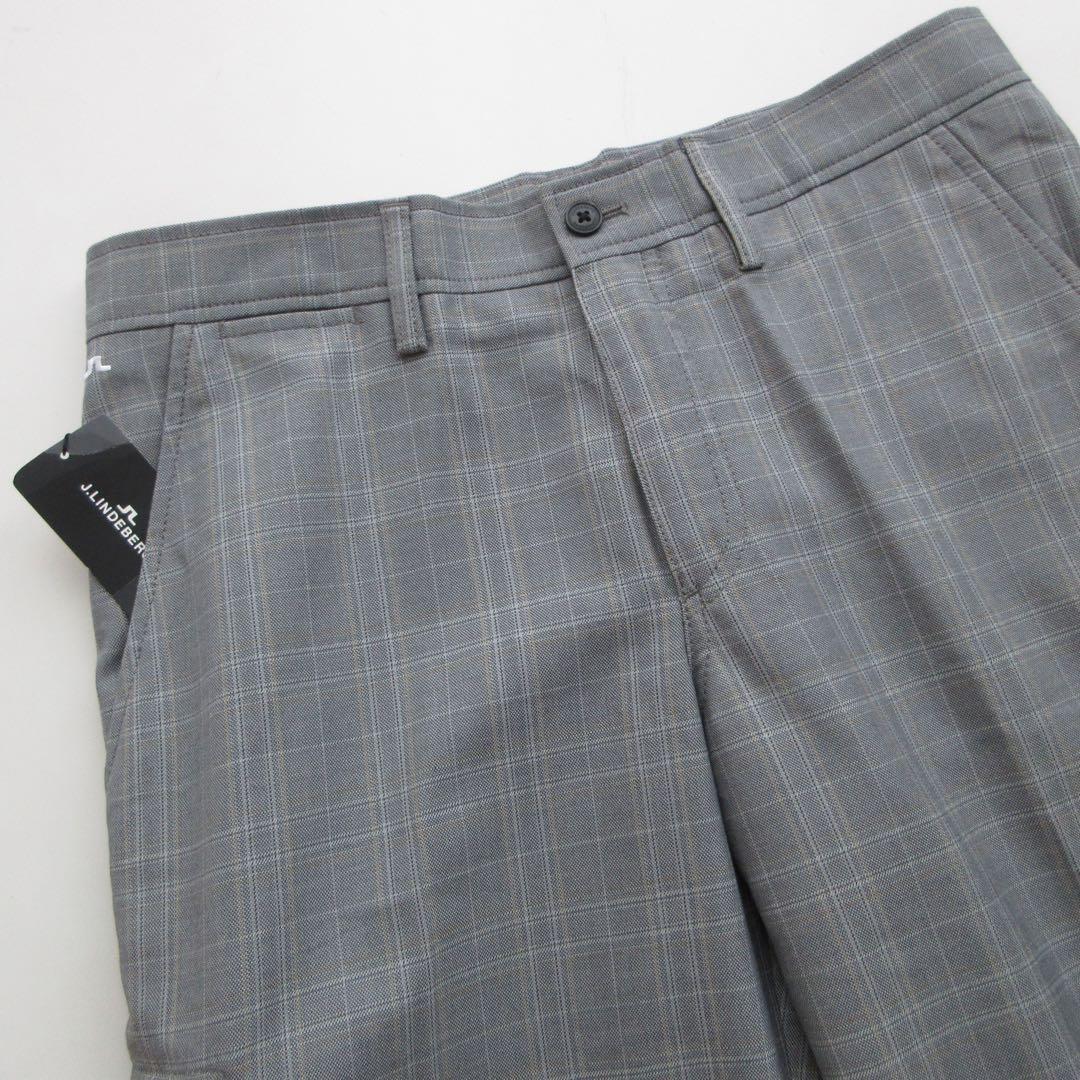 新品 J.LINDEBERG ジェイリンドバーグ チェック ハーフパンツ