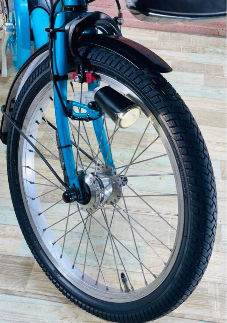 K2052 電動自転車パナソニック子供乗せ 20インチ 8Ah ブルー