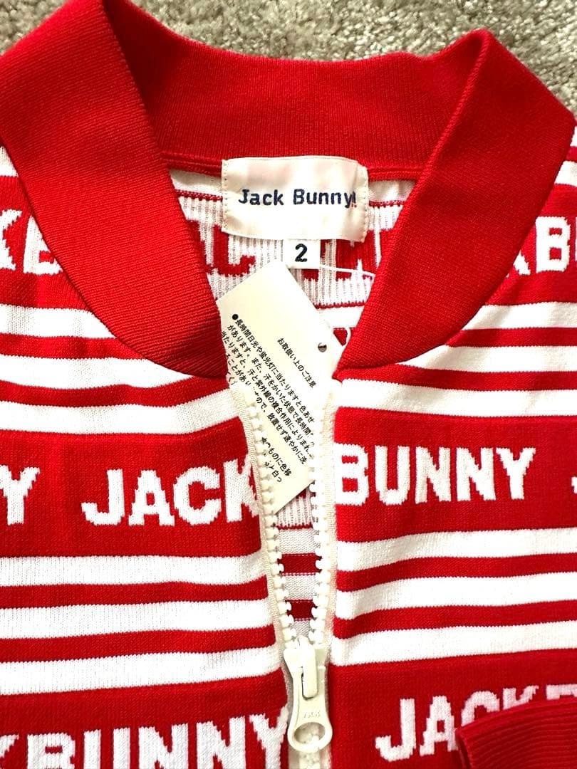 新品未使用★JACKBUNNY ストライプ カーディガン　サイズ2