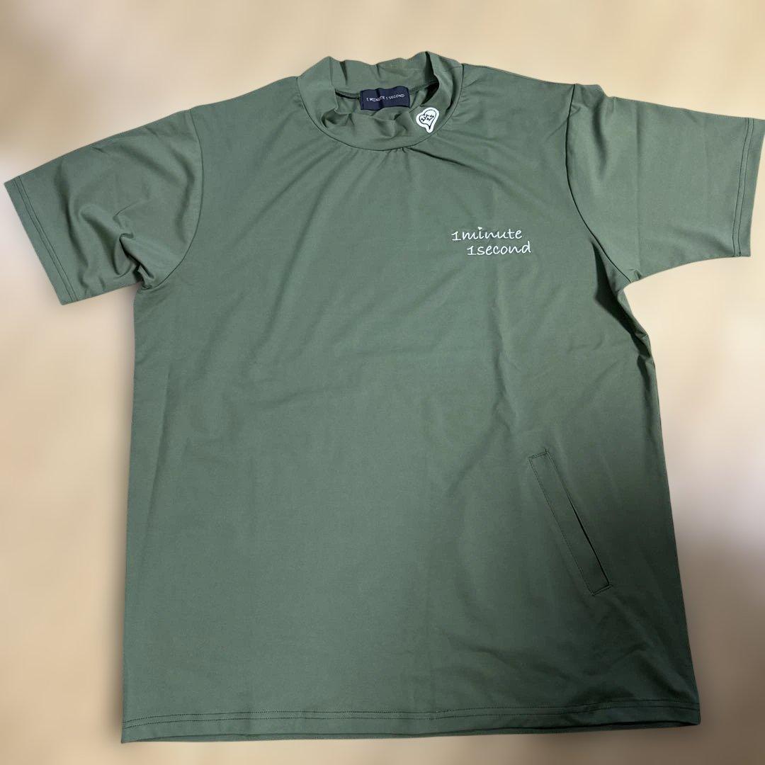 1minute1secondモックネックTシャツ(1M25N160)