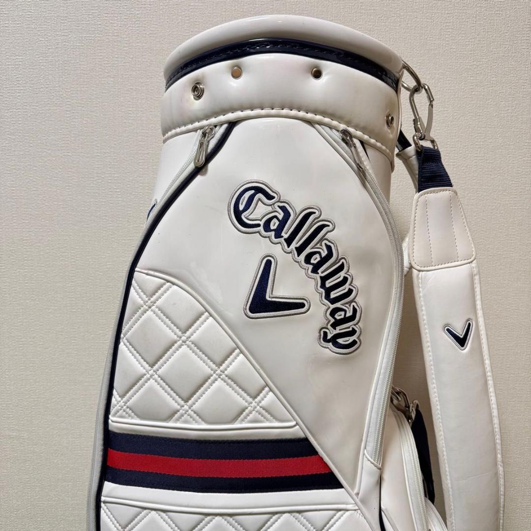 Callaway キャロウェイ キャディバッグ レディース ホワイト 8.5型