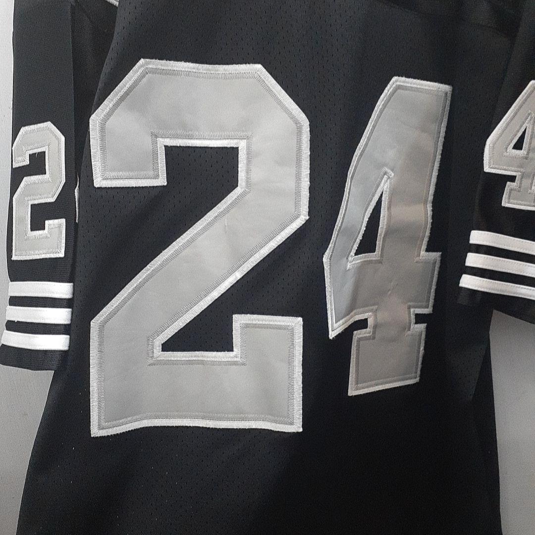 NFL　RAIDERS C. WOODSON 24番シャツ 黒