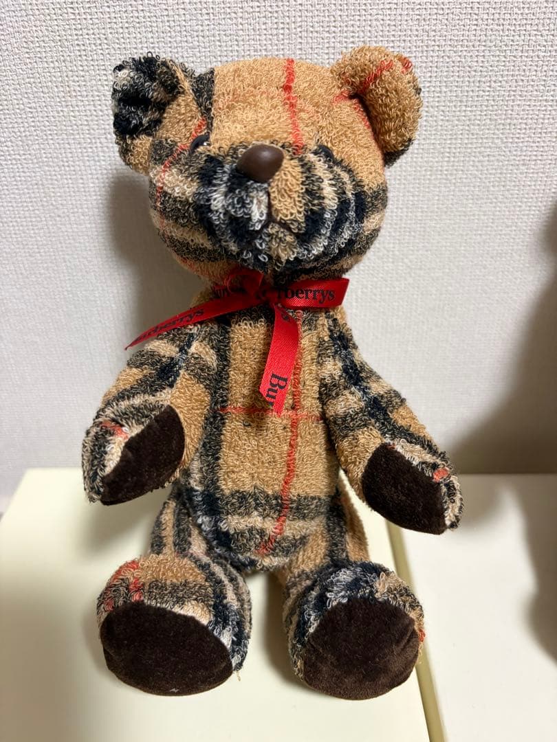 Burberrys チェック柄ぬいぐるみ 2体セット