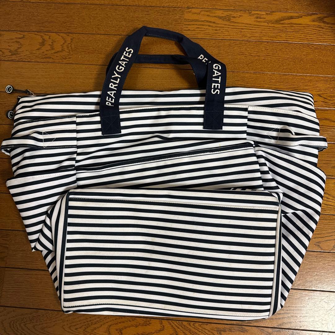 か*ま様 PEARLY GATES ストライプ ゴルフバッグ