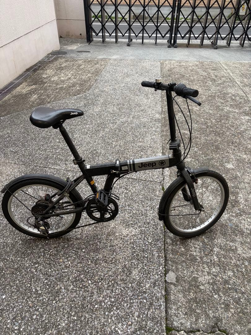 Jeep 折りたたみ自転車 ブラック