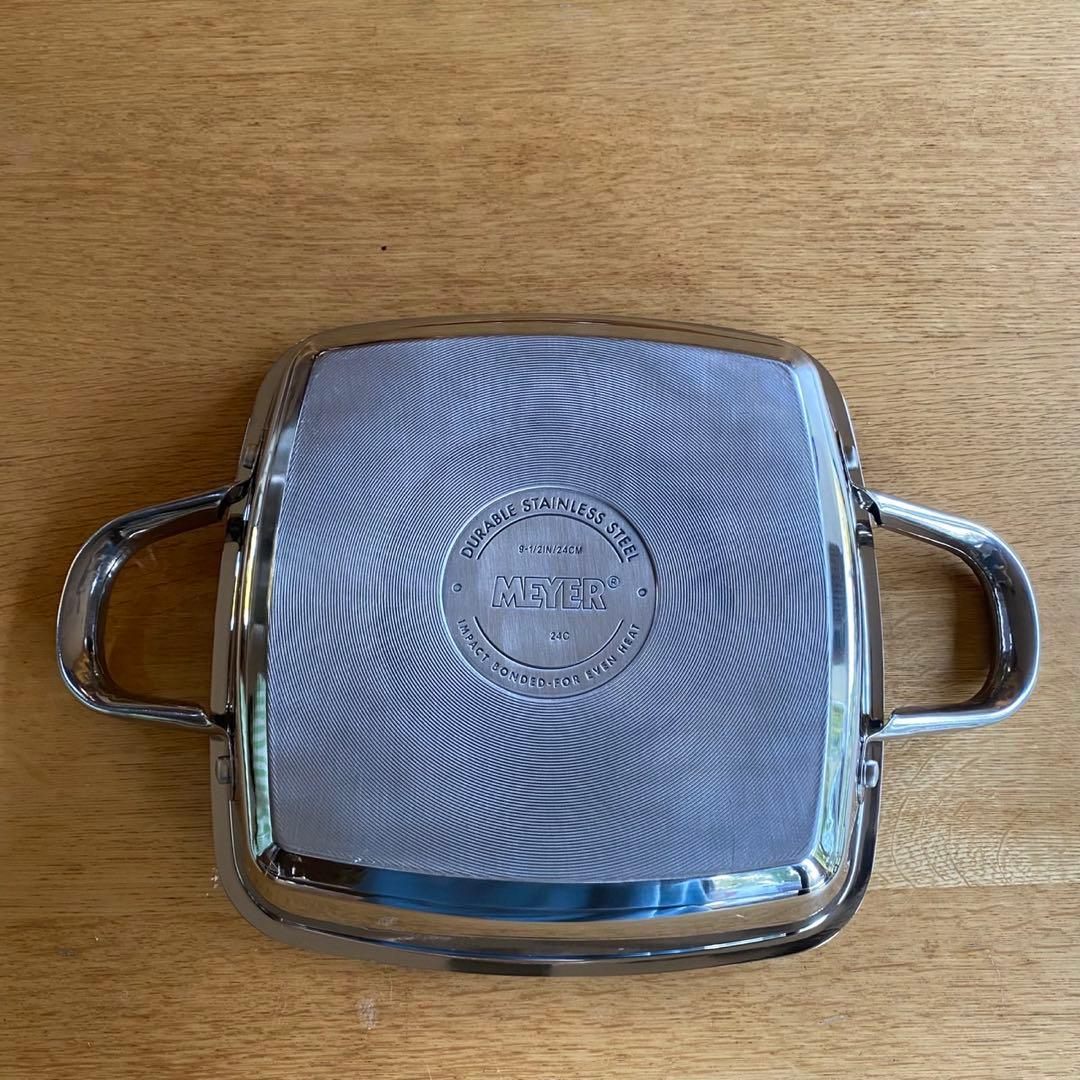 MEYER ステンレススチール グリルパン 24cm