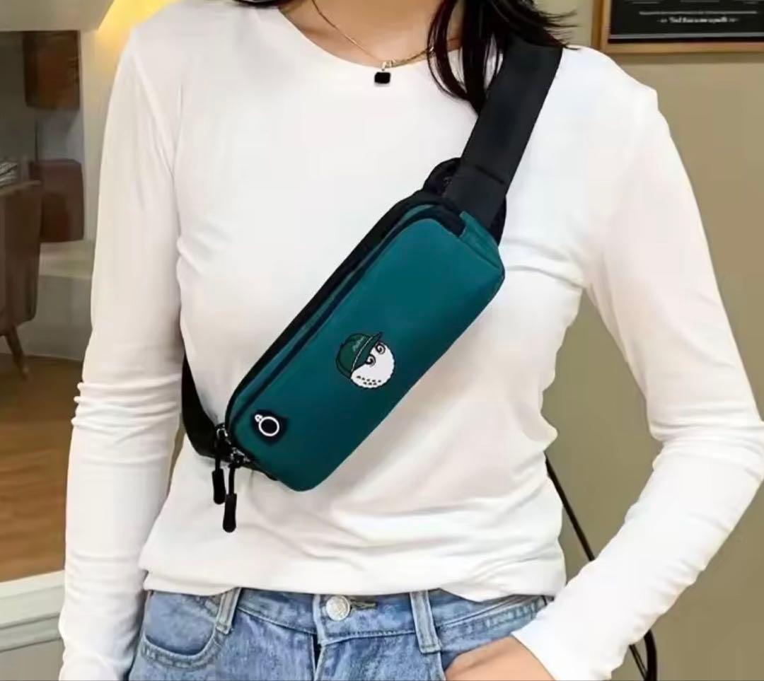 Malbon Golf マルボン ウエストポーチ グリーン