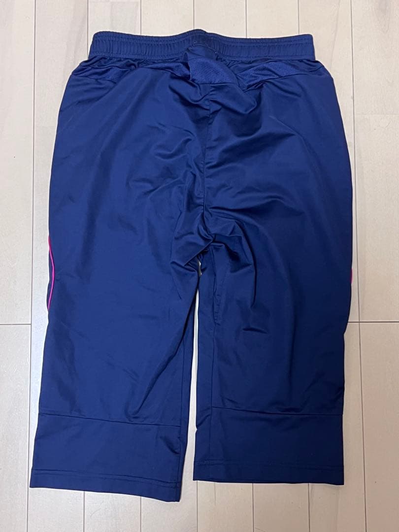 【美品】adidasジャージ上下＋ハーフパンツ セット ネイビー×ピンク M