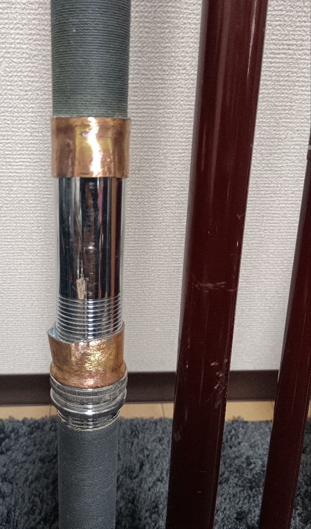 4本継ぎ底物竿まとめて2本！訳あり