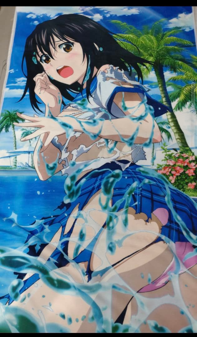 ストライク・ザ・ブラッド　特大タオル　姫柊雪菜　煌坂紗矢華　ストブラ