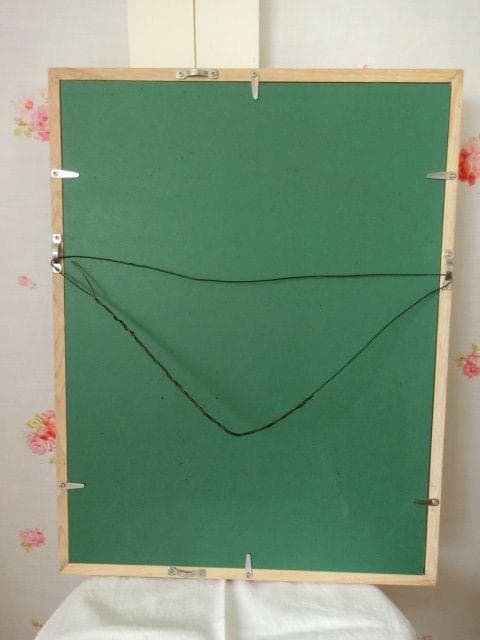 ②アンティーク　クロスステッチの額