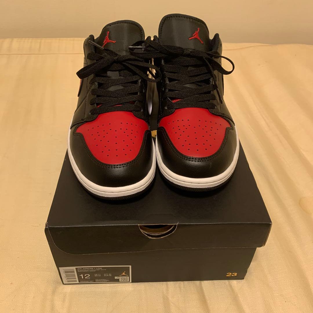 Air Jordan 1 LOW 30センチ　赤黒　新品未使用　タグ付き