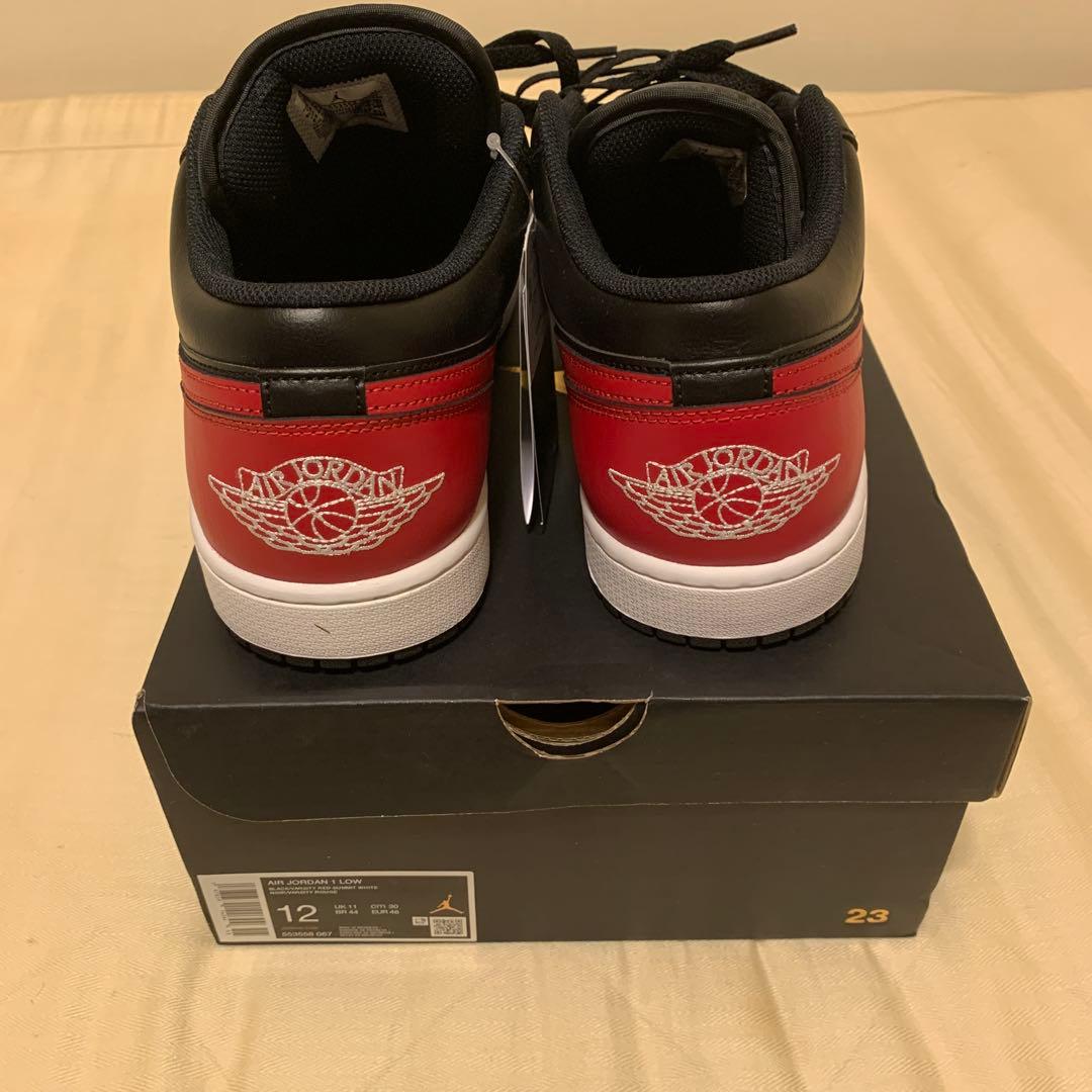Air Jordan 1 LOW 30センチ　赤黒　新品未使用　タグ付き