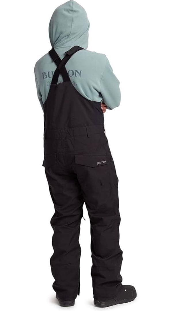 ［BURTON］バートンメンズ スノーボードウェアリザーブビブパンツMブラック